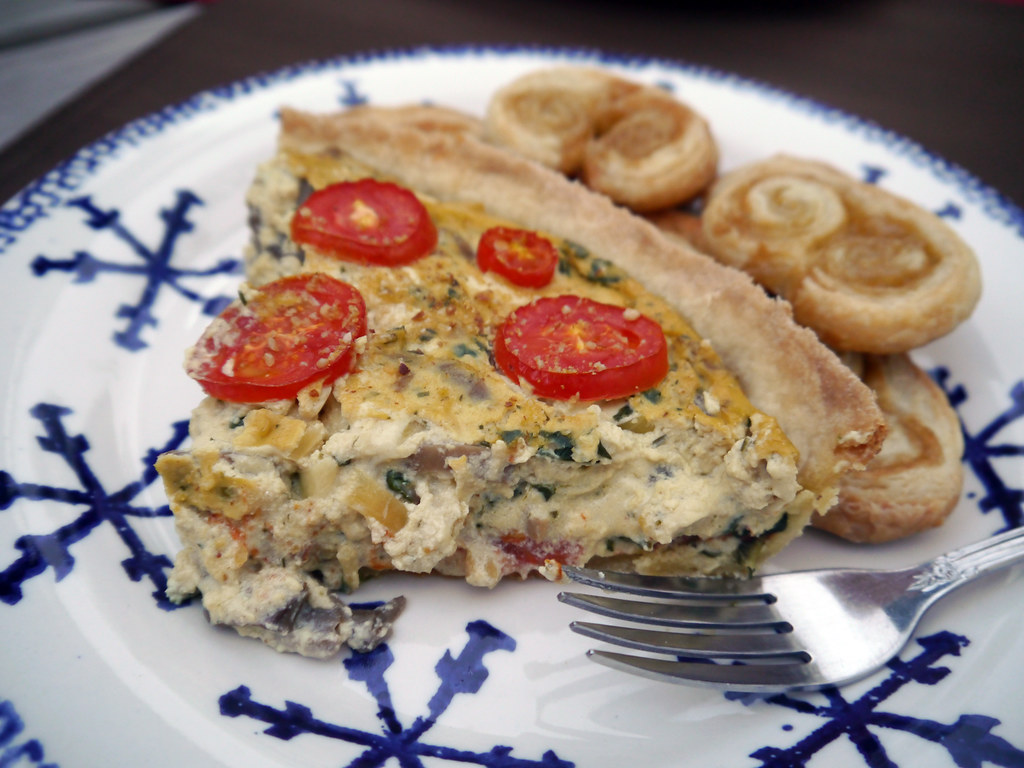 Spinach And Tofu Quiche Without Eggs
